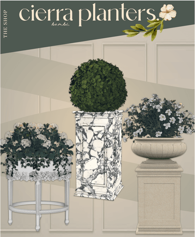 Скриншот мода Декор для улицы Cierra Planters